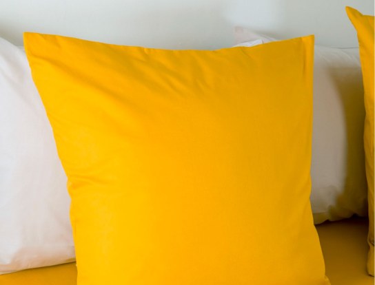 Funda de almohada 60x60 Miel algodón orgánico