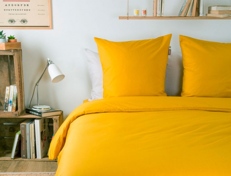 60x60 Honey organic cotton pillowcase