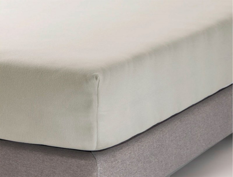 Fitted sheet 160x200 cm Natural Jersey Organic Cotton