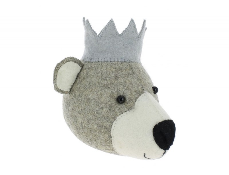 Mini Trophäe Grauer Bär