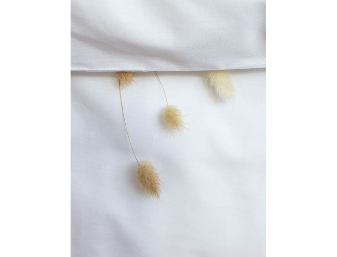 Funda de almohada 50x70 cm Blanco Algodón Orgánico