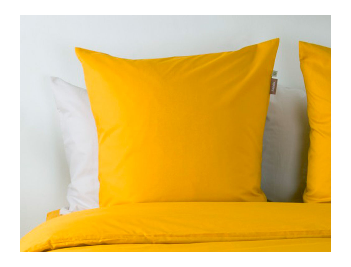 Funda de almohada 60x60 Miel algodón orgánico