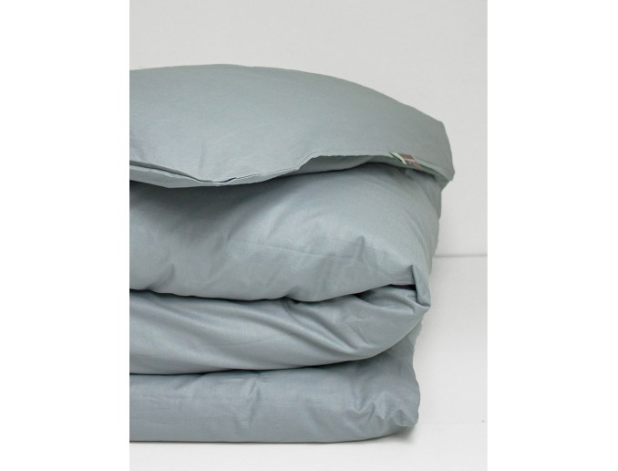 Housse de couette 220x240 cm Gris Coton Bio