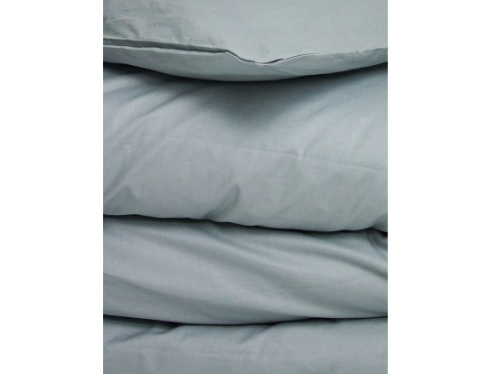 Housse de couette 220x240 cm Gris Coton Bio