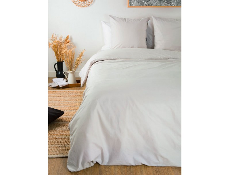 Housse de couette 240x260 cm Naturel Coton Bio