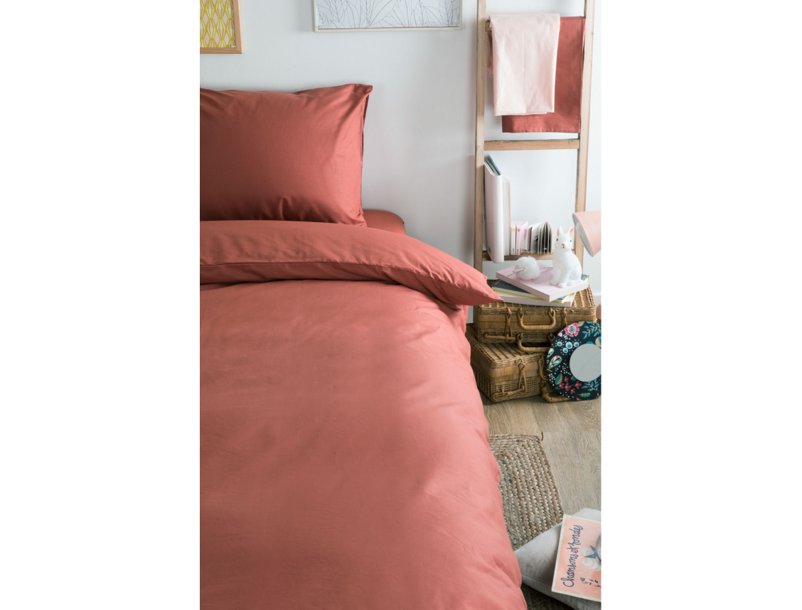 Duvet cover 140x150 Terracotta