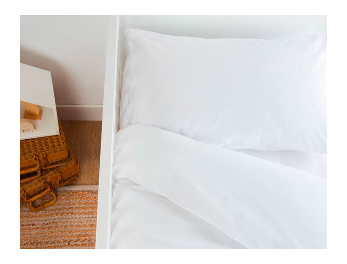 Set lenzuola per lettino 70x140 Bianco