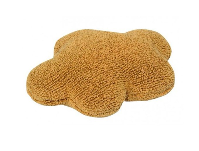 Mosterdkleurig wolkkussen voor kinderen