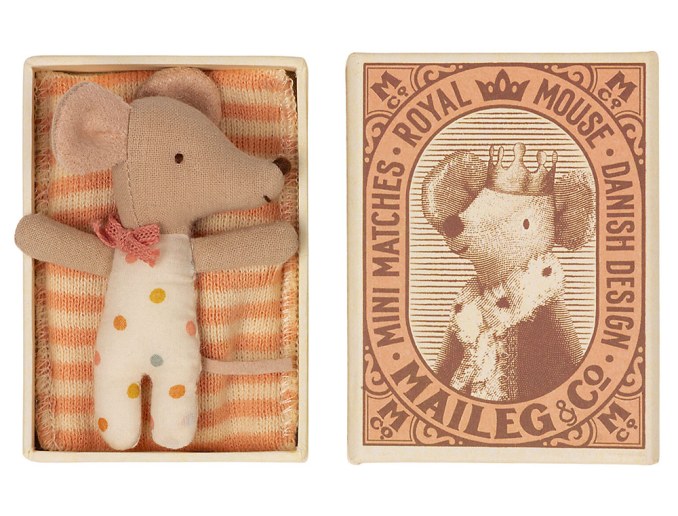 Baby Girl Mouse in her box