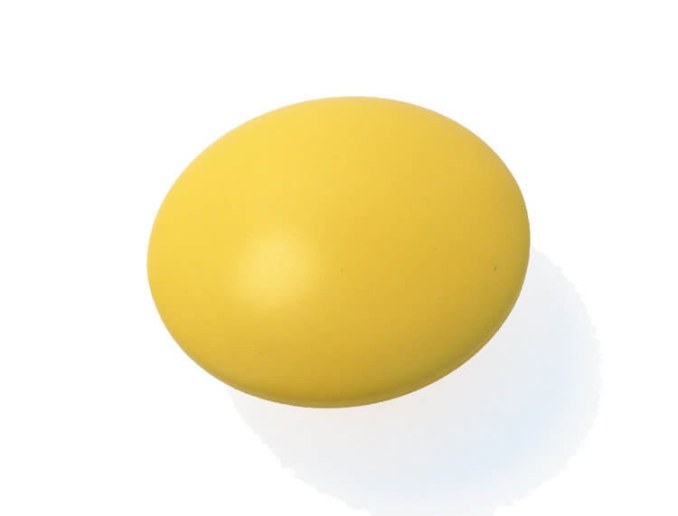 Pomello per mobile - Pomello Peluche Giallo