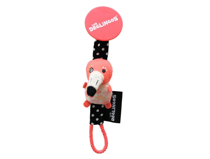 Rosa Flamingo Schnullerhalter