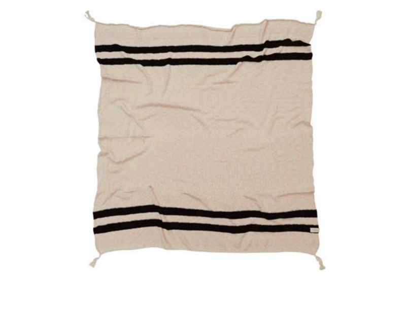 Coperta bambino strisce nere