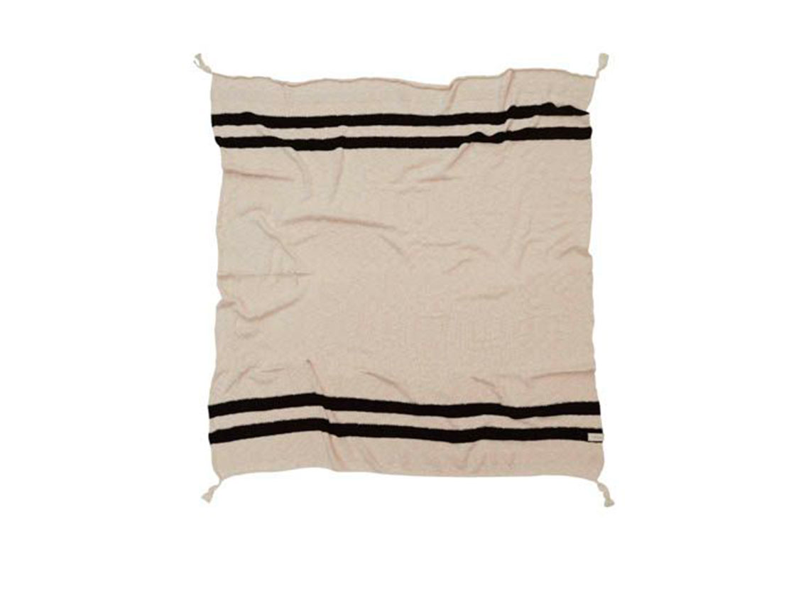 Coperta bambino strisce nere