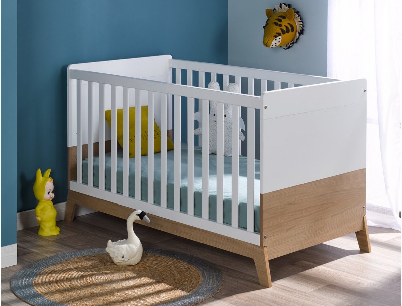 Archipel three-position convertible baby bed
