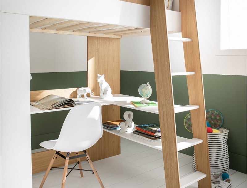 Schreibtisch unter Hochbett Opus