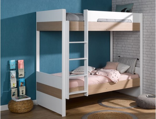 Letto a castello 90x200 con cassetto contenitore
