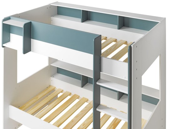Two slatted bed bases