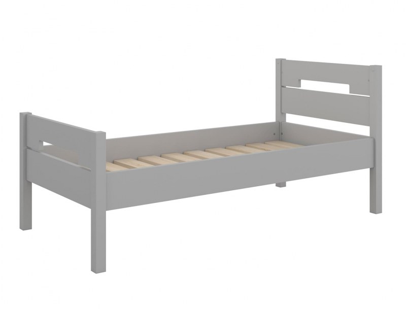 Letto a castello 90x190 separabile in due letti per bambini Grigio flanella
