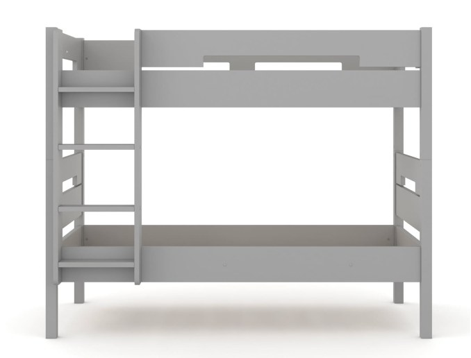 Stapelbed 90x190 Flanelgrijs