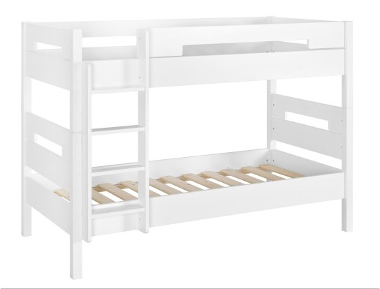 Stapelbed scheidbaar met twee lattenbodem