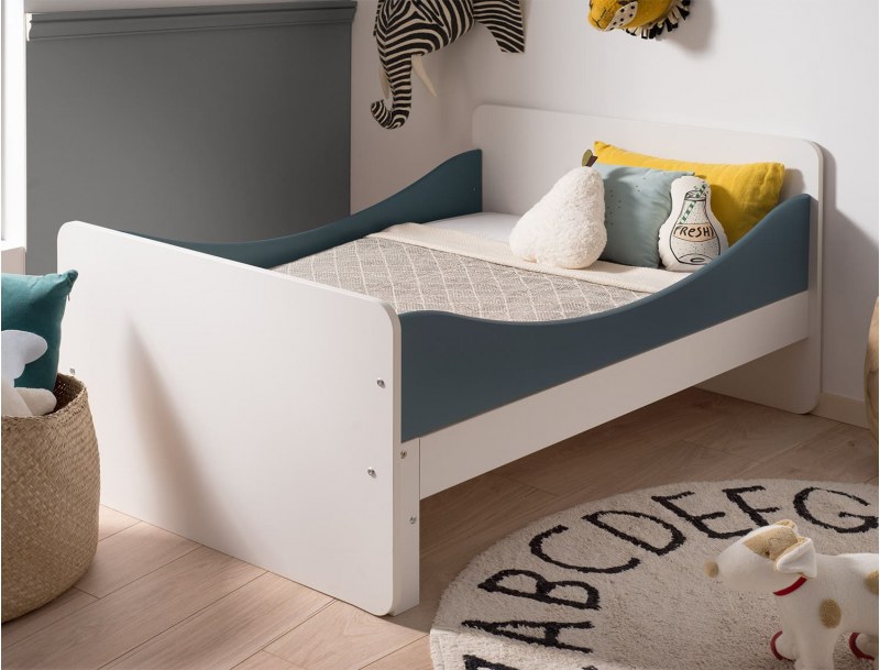 Evolutief bed - Evolutief kinderbed Opus Wit en Nachtblauw