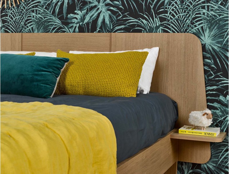 Designer wooden headboard