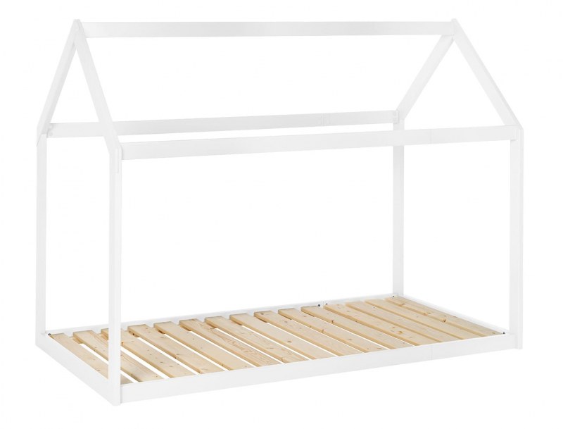 Cama cabaña con extensión para colchón 90x190