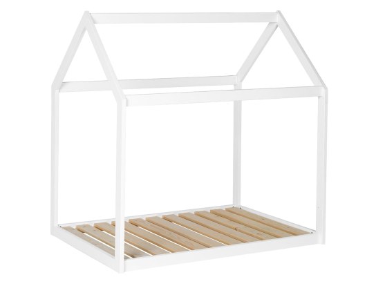 Hut bed voor matras 90x140, voeg de verlenging toe voor een matras van 90x190