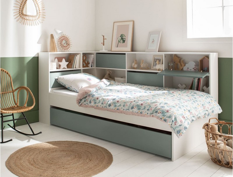 Trundle bed with storage