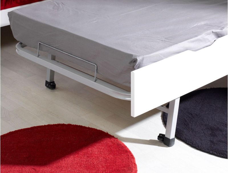 Letto a castello per bambini Feroe bianco 2 posti 90x190