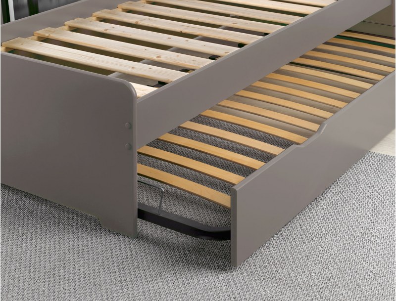 Cama nido Feroe lino, dos somieres 90x190