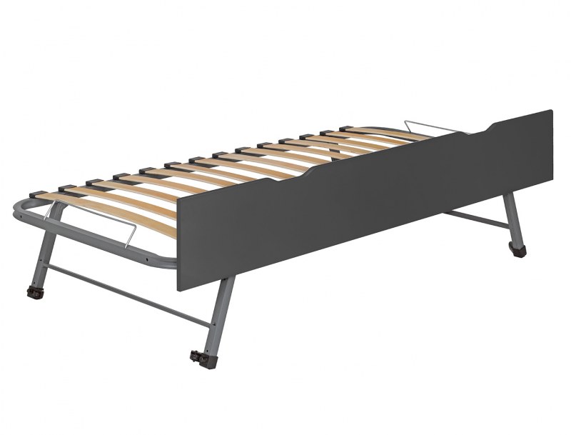 Slatted trundle bed base