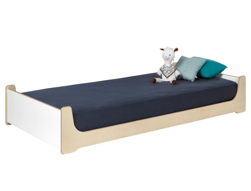 Letto per bambini 90x190 reversibile prodotto in Francia