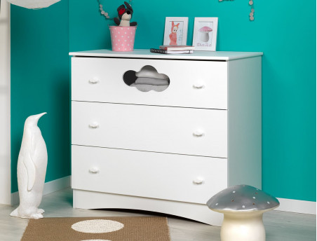 Chambre Bebe Plexiglas Altea Blanc Avec Lit Bebe Commode Armoire