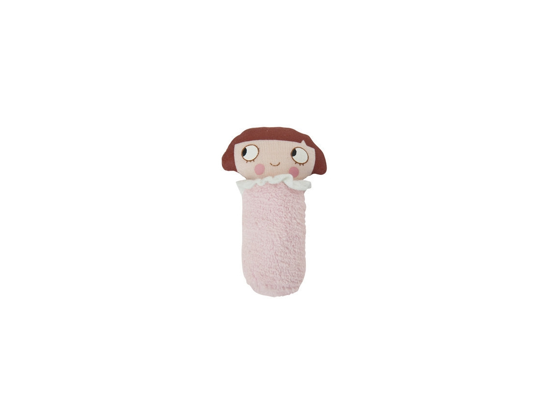 Games and toys - Mini rattle Ninon pink 8 cm
