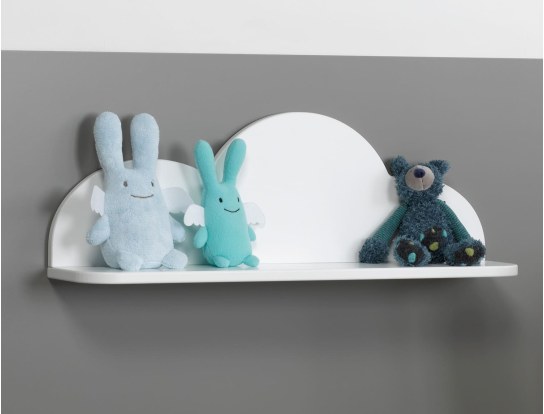 Linen cloud shelf for children