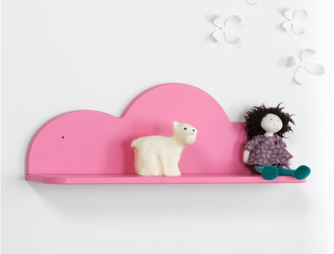 Etagère Nuage Rose pour enfant