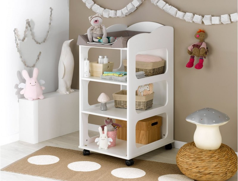 Fasciatoio per bambini Soho bianco