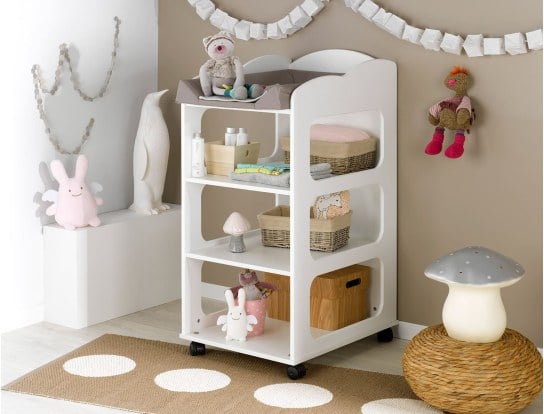 Fasciatoio per bambini Soho bianco