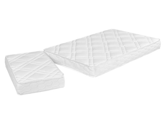 Two-part convertible mattress