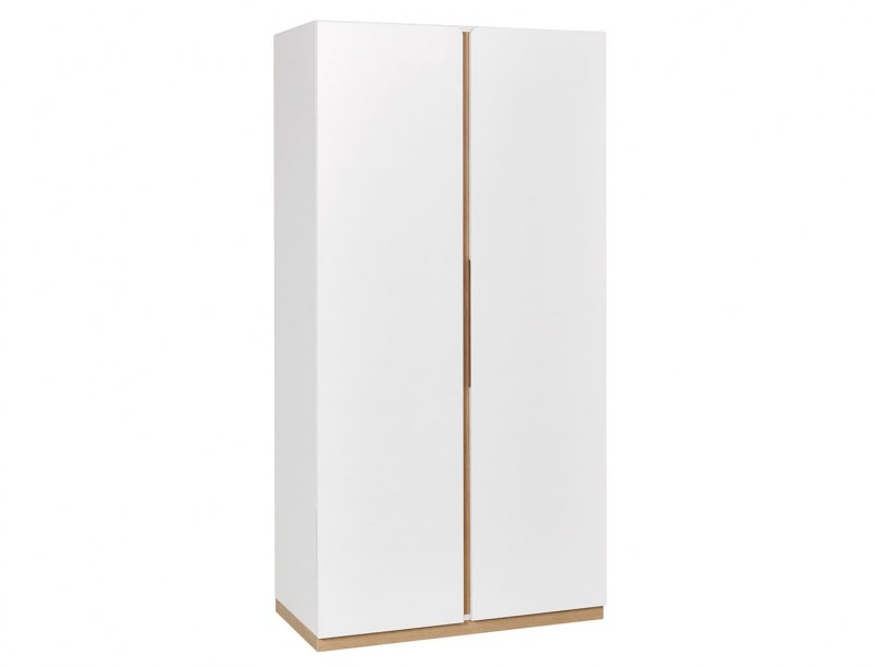 Armoire chambre enfant-adulte Blanc et bois