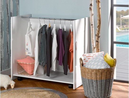 White Plume clothes rack