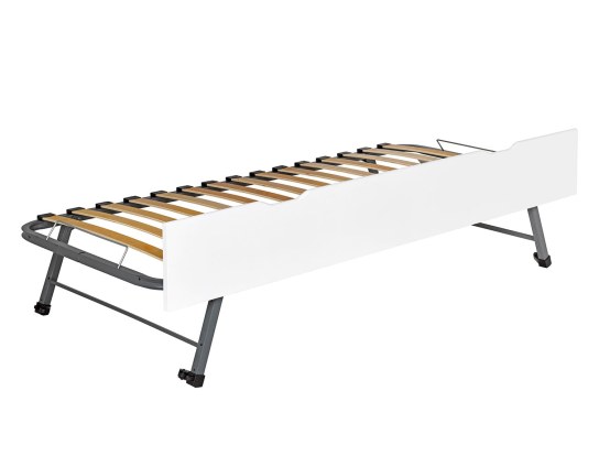 Trundle drawer for 90x200 Opale children's bed in white pine