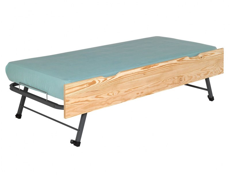 Cassetto letto estraibile Melbourne per letto bambino Opale 90x200 Pino Naturale. Materasso non incluso.