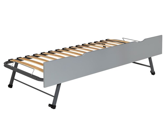 Onderschuiflade Melbourne voor Opale kinderbed 90x200 flanelgrijs
