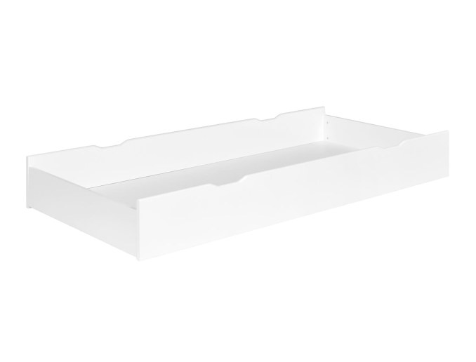 Tiroir de rangement 90x200 Blanc pour lits Achille et Lena