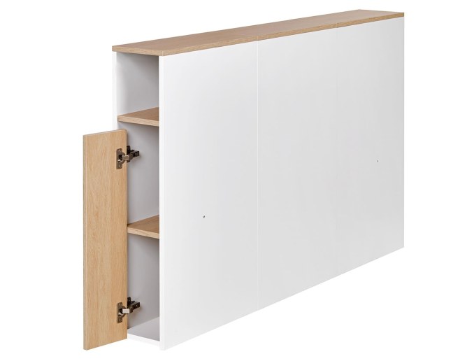 Hoofdeinde voor tweepersoonsbed 140x200 cm Nomade met opbergruimte