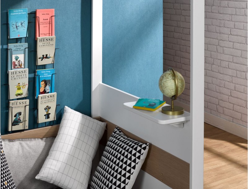 Shelf - White Luna bed shelf