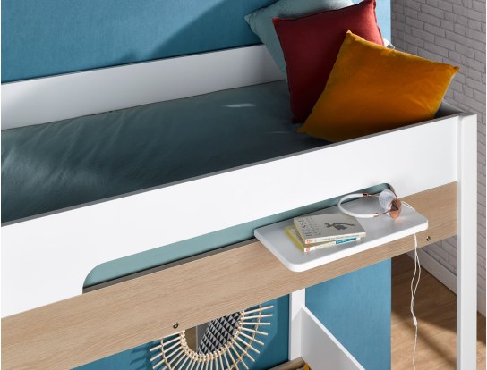 Shelf - White Luna bed shelf