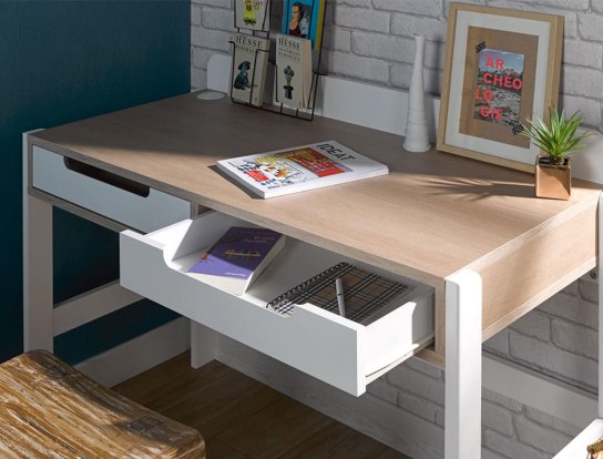Nomade children's desk with two drawers